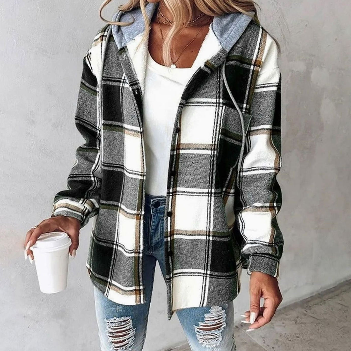 Amelie hoodie i denim