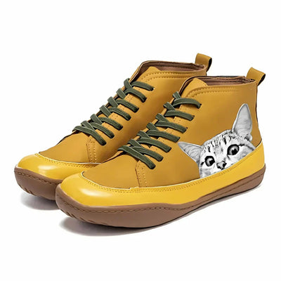 Nora boots i konstläder