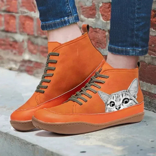 Nora boots i konstläder