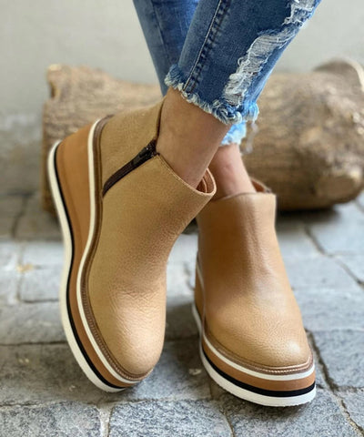 Charlotte boots med dragkedja