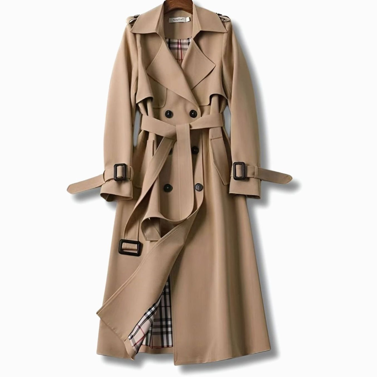 Frieda trenchcoat med knappslå