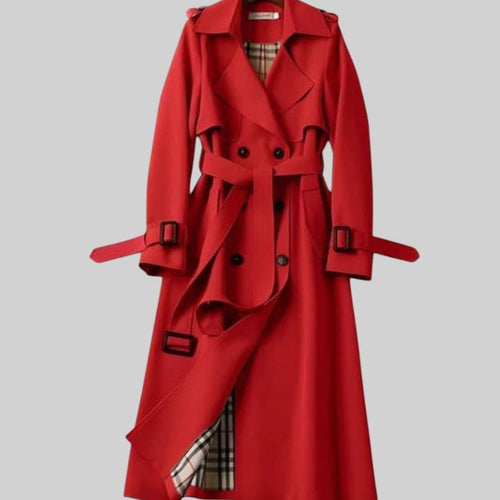 Frieda trenchcoat med knappslå