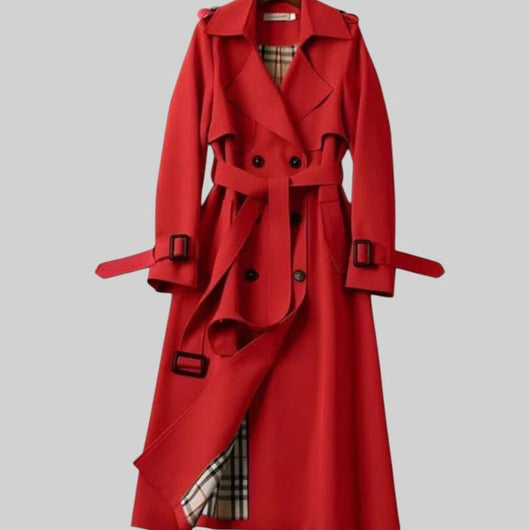 Frieda trenchcoat med knappslå