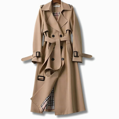 Frieda trenchcoat med knappslå