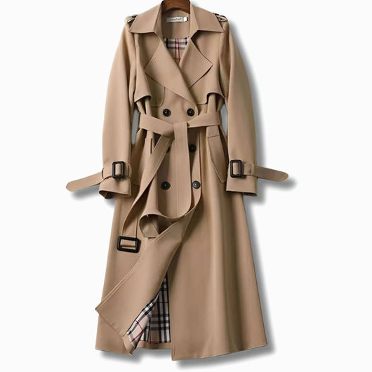 Frieda trenchcoat med knappslå
