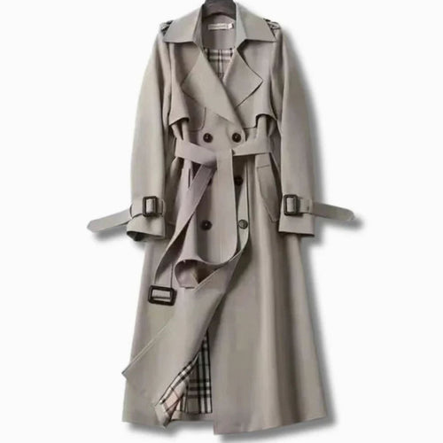 Frieda trenchcoat med knappslå