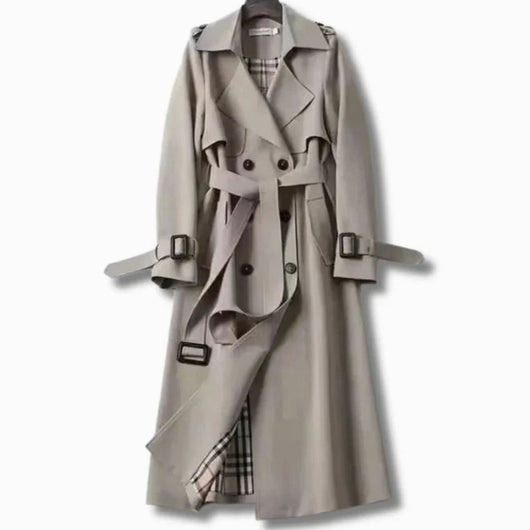 Frieda trenchcoat med knappslå