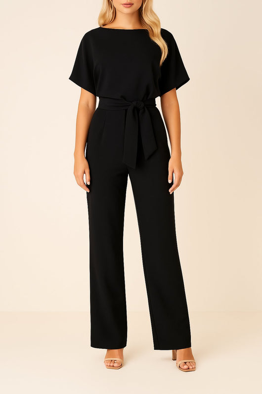 Greta jumpsuit med korta ärmar