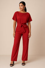 Greta jumpsuit med korta ärmar