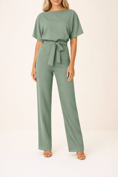 Greta jumpsuit med korta ärmar