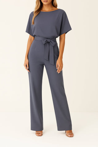 Greta jumpsuit med korta ärmar