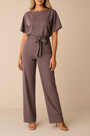 Greta jumpsuit med korta ärmar