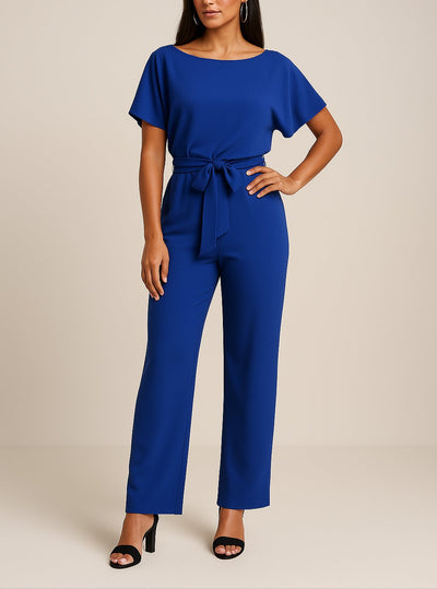Greta jumpsuit med korta ärmar