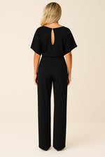 Greta jumpsuit med korta ärmar