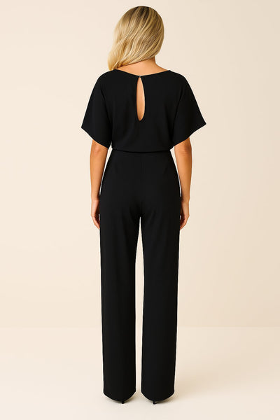 Greta jumpsuit med korta ärmar