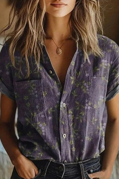 Elisabeth blus i bomull