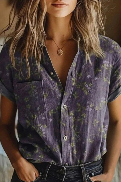 Elisabeth blus i bomull