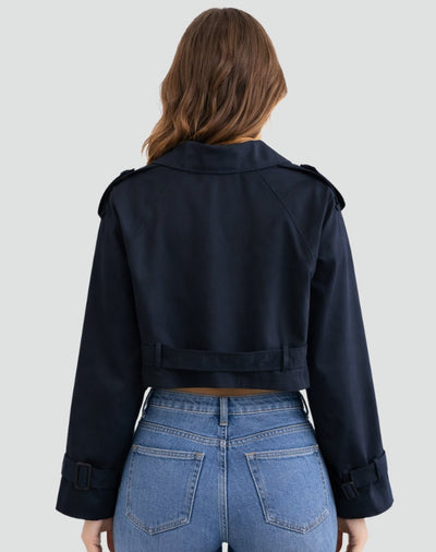Amelie trenchcoat i denim