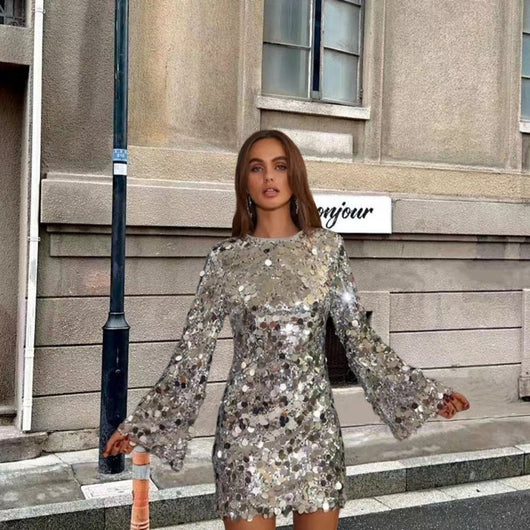Nora klänning med paljetter