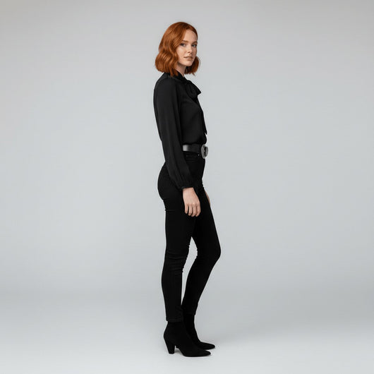Sophie blus med långa ärmar
