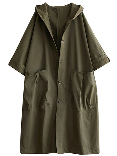 Frieda trenchcoat i denim