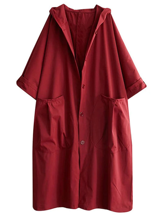 Frieda trenchcoat i denim