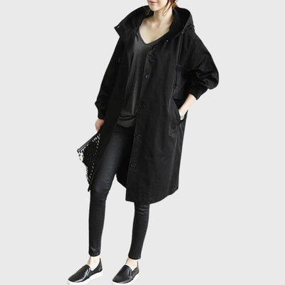 Clara trenchcoat med huva