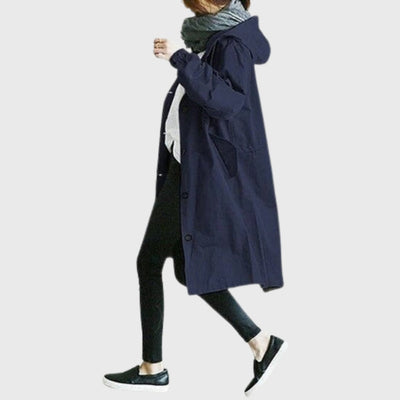 Clara trenchcoat med huva