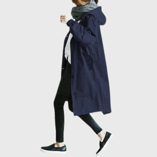 Clara trenchcoat med huva