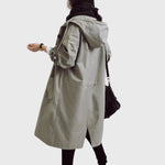 Clara trenchcoat med huva