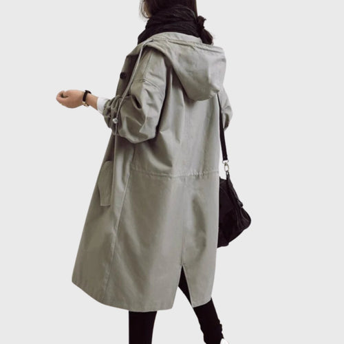 Clara trenchcoat med huva