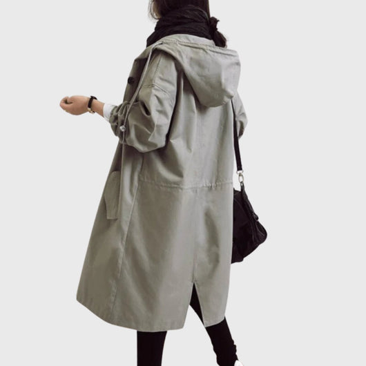 Clara trenchcoat med huva