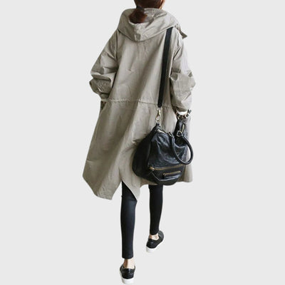 Clara trenchcoat med huva