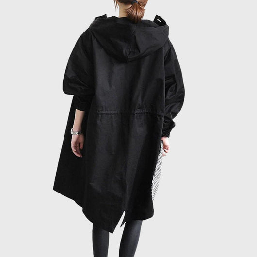 Clara trenchcoat med huva