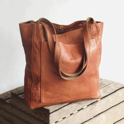 Elfriede shoppingväska i läder