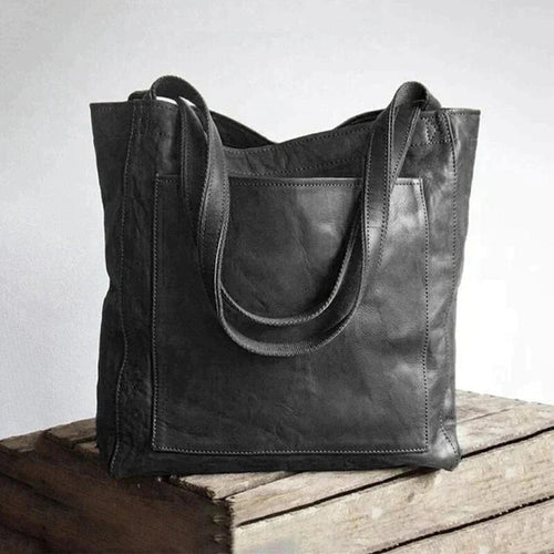 Elfriede shoppingväska i läder