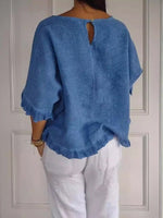 Elisabeth blus med volanger