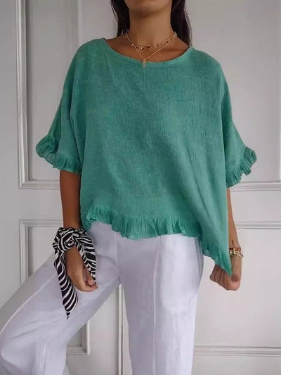 Elisabeth blus med volanger