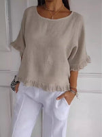 Elisabeth blus med volanger