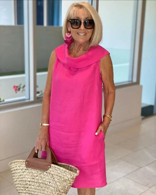 Hannah sommarklänning med ärmlös