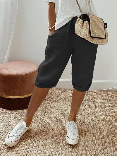 Leonie shorts i linne
