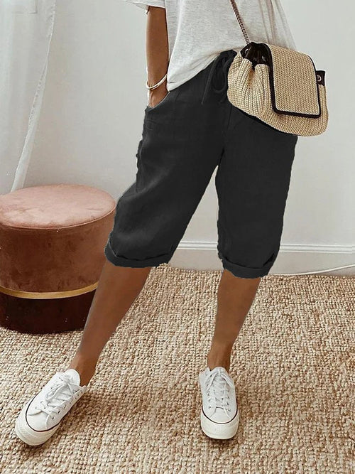 Leonie shorts i linne