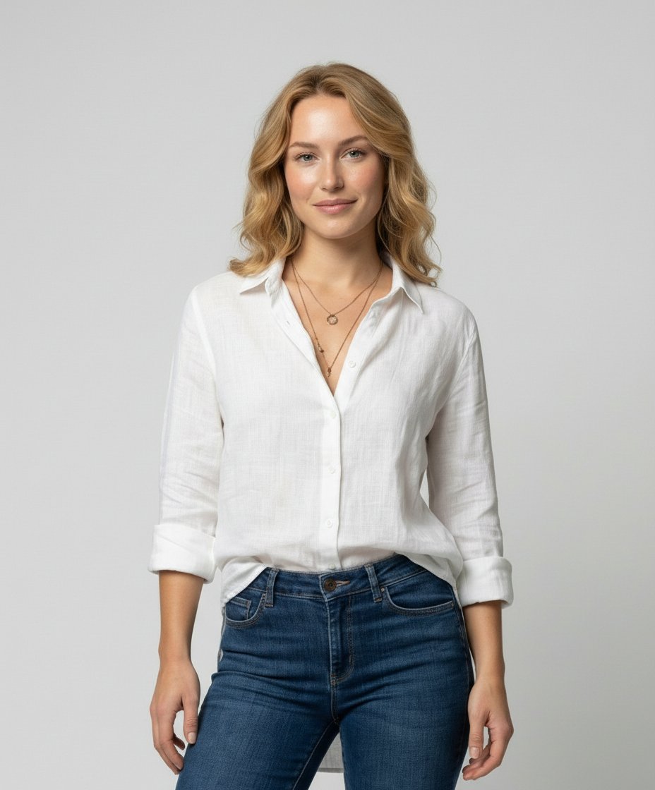 Katharina blus i linne