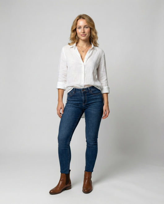 Katharina blus i linne
