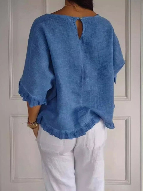 Annika blus i linne