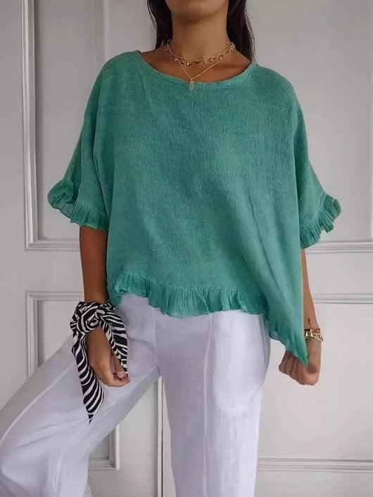 Annika blus i linne