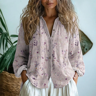 Luisa blus i linne