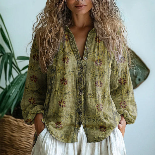 Luisa blus i linne