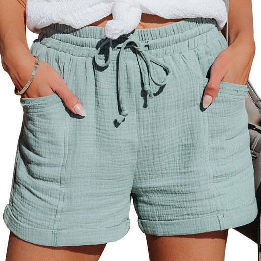Elisabeth shorts i linne