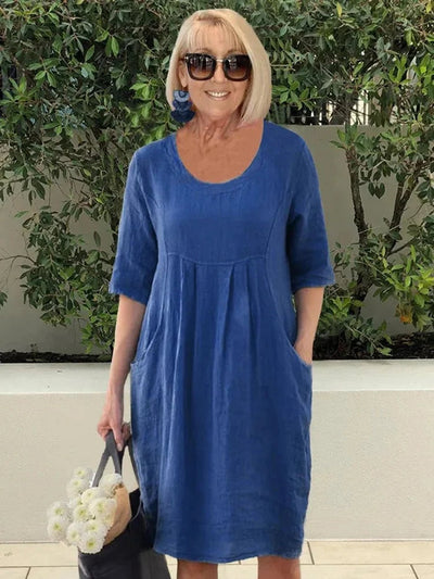 Marie sommarklänning i linne